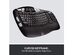 Logitech MK550 2.4 GHz Wireless Wave Keyboard and Mouse Combo - Black