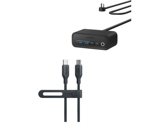 Anker 525 Charging Station with USB-C to USB-C Cable