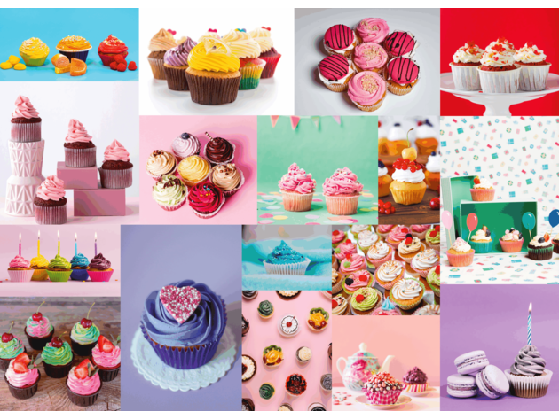 Cup Cakes 500 Pieces Jigsaw Puzzles