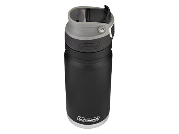 Coleman 2015787 ReCharge AUTOSEAL Insulated Stainless Steel Thermal Mug, Black, 17 oz. - Green