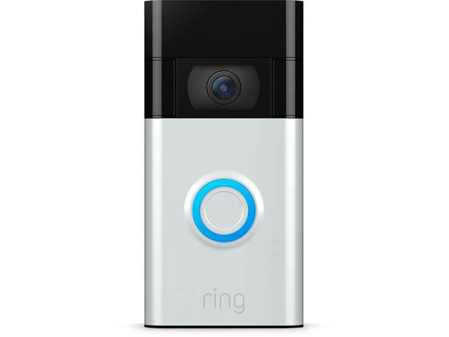 Ring RINGSATINNIC Video Doorbell (2020 Release) - Satin Nickel