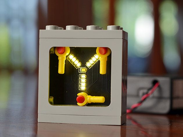 Flux Capacitor with Animated LED Lights Kit
