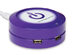 ChargeHub X3: 3-Port USB SuperCharger (Purple)