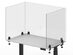 Offex Acrylic Sneeze Guard Desk Divider (60"x30", Clamp-On/Clear)