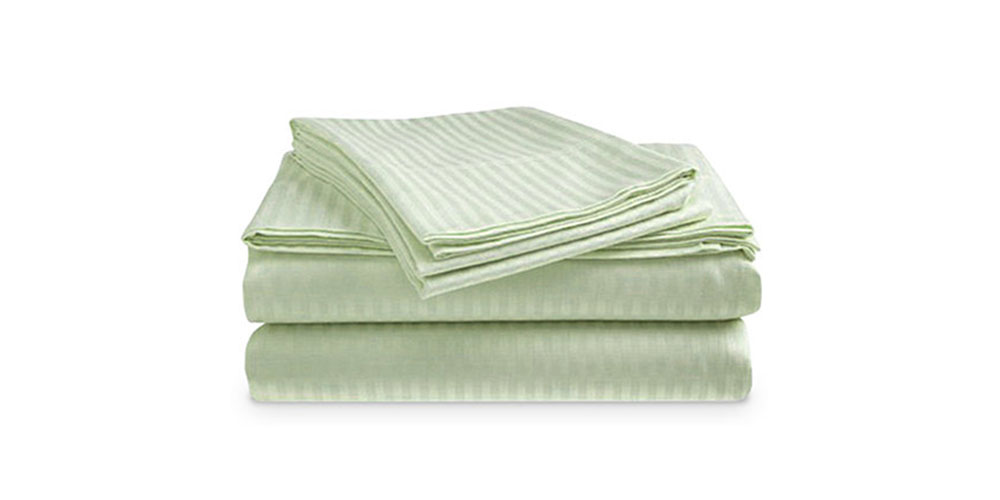 Comfort Linen Ultra Soft 1800 Series Bamboo-Blend Sheets: 4-Piece Set (Sage/Queen)