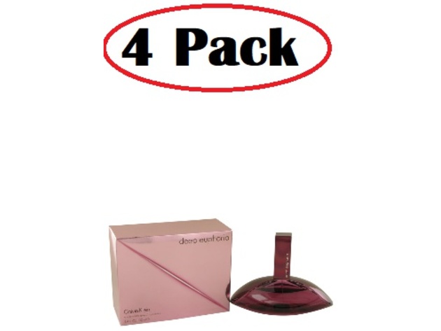 Pack of Deep Euphoria by Calvin Klein Eau De Toilette Spray