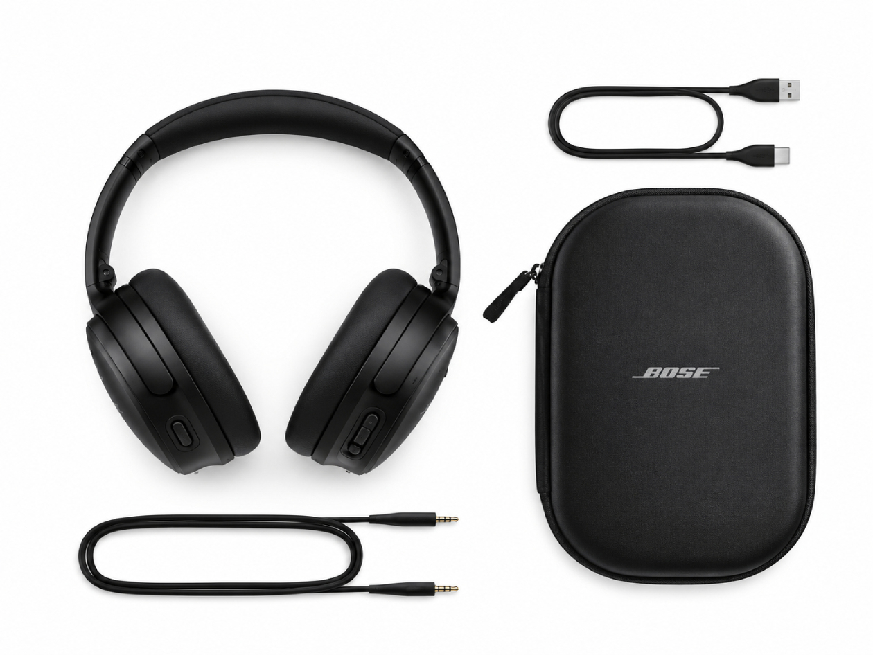Bose QuietComfort Noise Cancelling Headphones Black (Open Box)