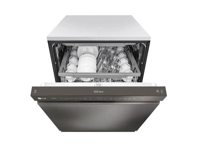 LG LDFN4542D 48 dBA Black Stainless Front Control Dishwasher with QuadWash