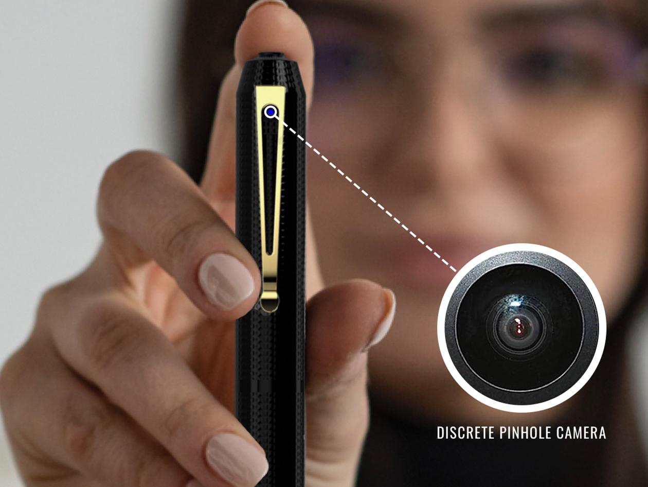iSpyPen Pro X 2K HD Camera Pen 64GB (Gray/Bundle)