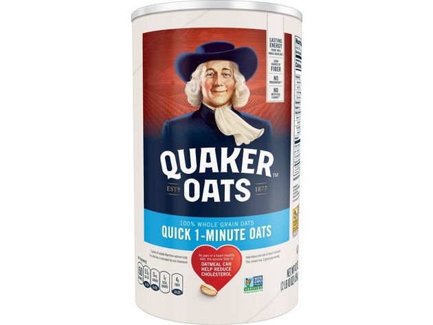 Quaker 100 Percent Whole Healthy and Tasty Ingredient Naturally Sodium ...