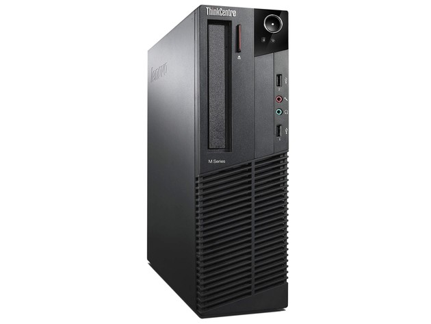Lenovo ThinkCentre M92P Desktop Computer PC, 3.20 GHz Intel i5 Quad Core Gen 3, 4GB DDR3 RAM, 250GB SATA Hard Drive, Windows 10 Professional 64bit (Renewed)