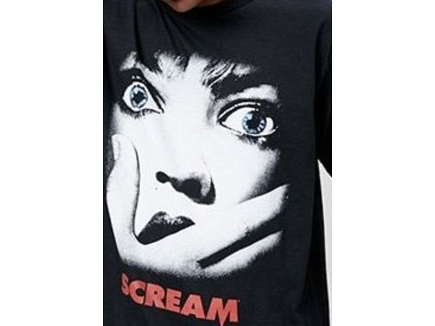 Scream Men's Graphic T-Shirt Black Size X-Large