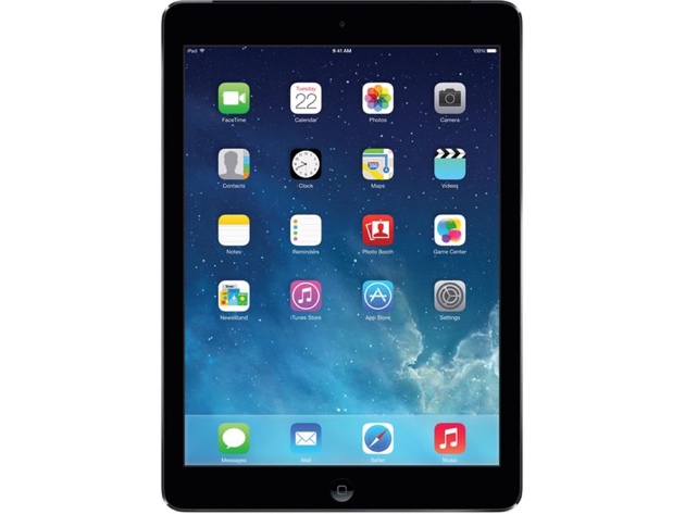 Apple iPad Air 1st Gen MF520LL/A, 1 GHz Dual Core, 1GB DDR2 RAM, 32GB SSD, iOS, 9" Screen (Refurbished Grade B)