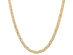 Concave Anchor 6.25mm Chain Necklace 18 Inches in 14K Yellow Gold
