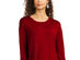Style & Co Women's Petite Drawstring Tie-Cuff Top Red Size PP