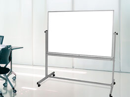 Offex 60"W x 40"H Double-Sided Magnetic Whiteboard