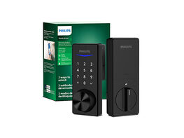 Philips 1000 Series Touchscreen Key-free Electronic Deadbolt (Matte Black)