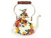 MacKenzie-Childs Flower Market 3 Quart Tea Kettle with Bird