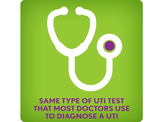 AZO Urinary Tract Infection Test Strips, Results in 2 Minutes, Clean Grip, Easy to Use, 3 Count