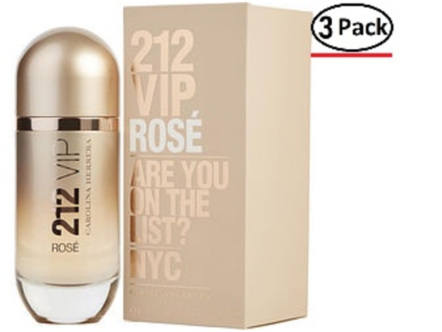 212 VIP ROSE by Carolina Herrera EAU DE PARFUM SPRAY 2.7 OZ for WOMEN (Packag...