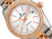 Empress Constanza Reloj de Pulso Automático con Fecha (Oro Rosa/Blanco)