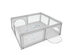 Costway Baby Playpen Infant Large Safety Play Center Yard w/ 50 Ocean Balls Grey\Colorful\Blue - Gray