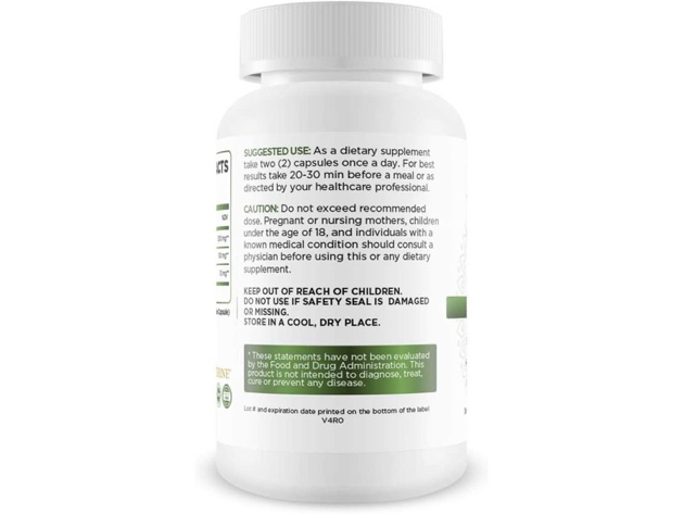 YO1 Naturals Turmeric Curcumin 1300 mg with Bioperin - Supports Joint and Brain Function, Helps Immune & Digestive System - Organic, 60 Veggie Capsules Dietary Supplement
