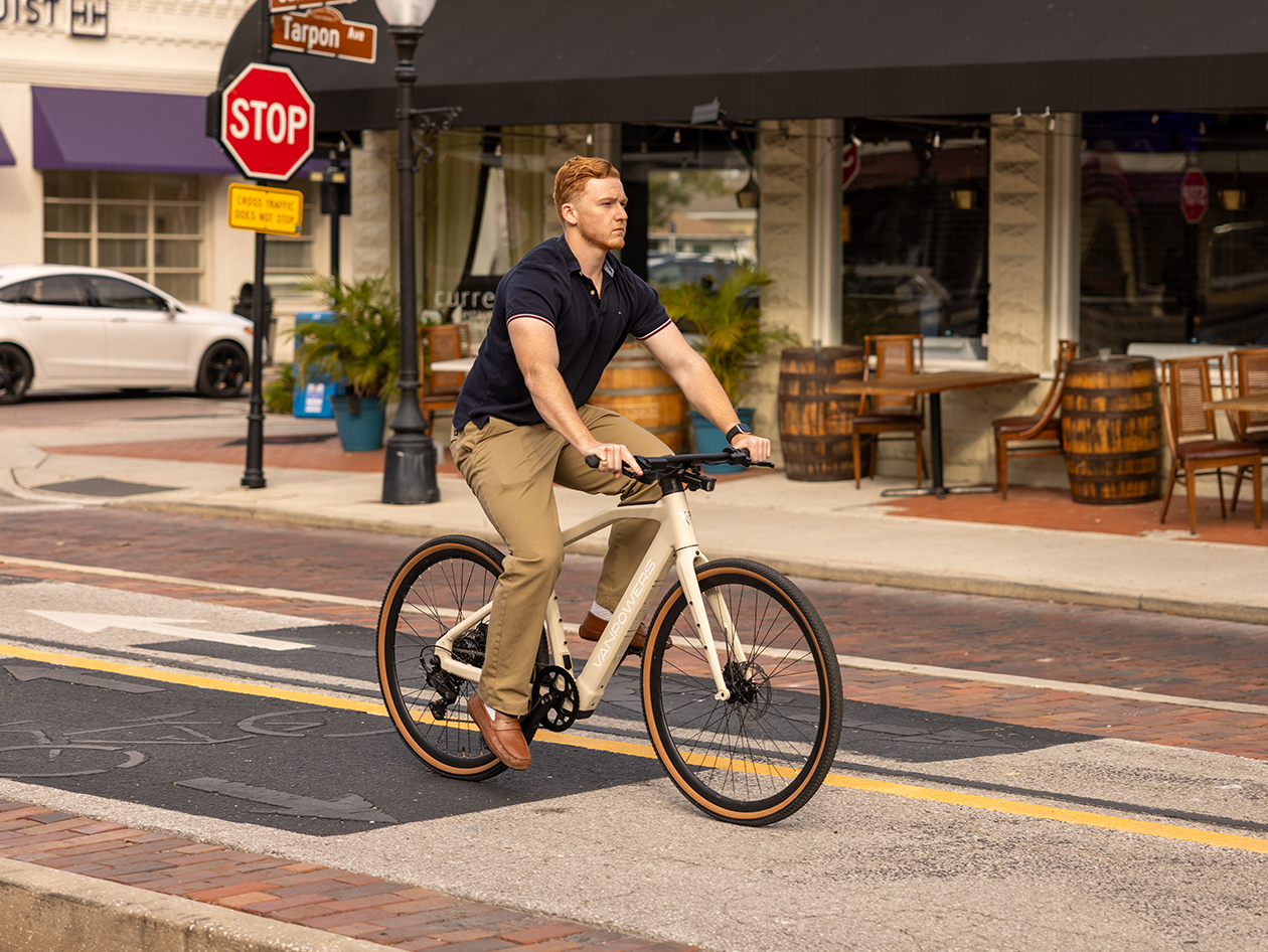 Vanpowers UrbanCross-Pro e-Bike (Yellow, Large)