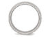 Mens Chisel 8mm Satin Stainless Steel Comfort Fit Grooved Brushed Wedding Band - 12.5