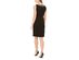 Calvin Klein Women's Petite Faux-Pearl-Trim Sheath Dress Black SIze 12P