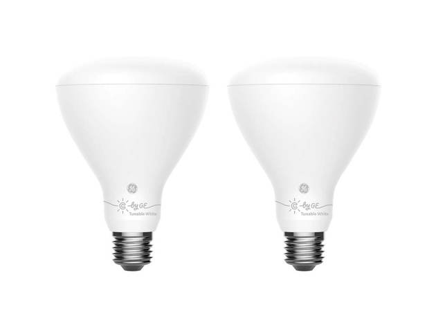 Cync by GE 93128978 Tunable White Direct Connect Smart Bulbs (2 LED BR30 Light Bulbs)
