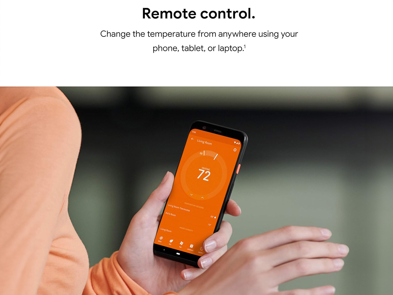 Google Nest Learning Thermostat 3rd Gen - White (Refurbished)