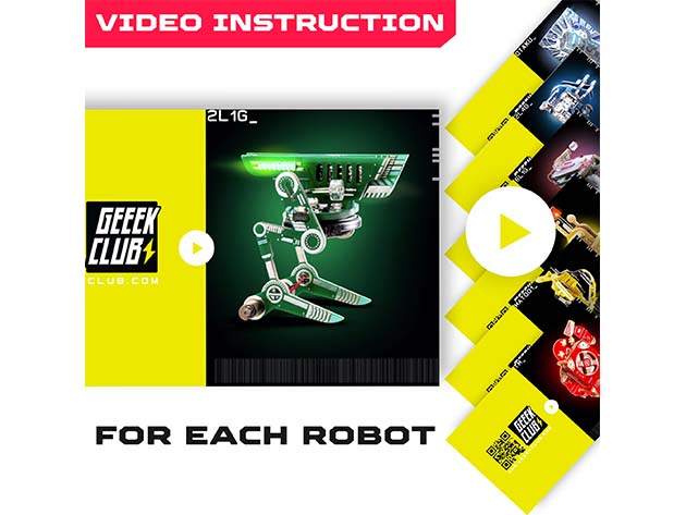 Geeek Club DIY Robot Construction Kit (Smart Nano PCB/No Toolkit)