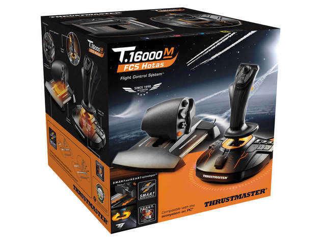 Thrustmaster T16000STKTHR T16000M FCS HOTAS Flight Stick and Throttle