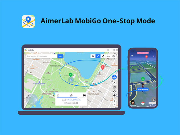 AimerLab MobiGo iPhone GPS Location Spoofer: Lifetime Plan