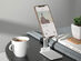 Foldable Travel-Ready Phone Stand (White)