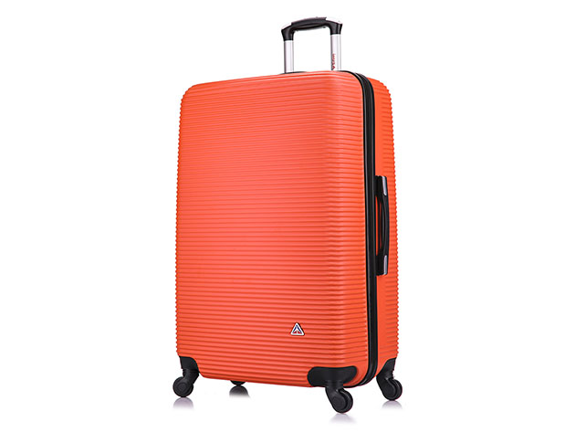 orange spinner luggage