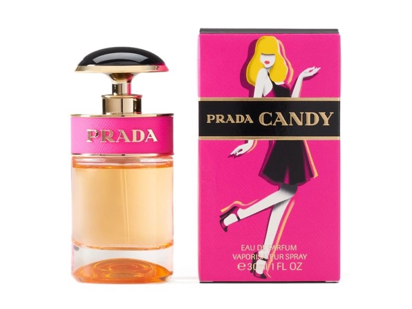 Prada Candy Eau De Parfum Spray for Women, Instantly Seductive Perfume, An Explosion of Shocking Pink and Gold, A New Facet Of Prada Femininity, 1 Fluid Ounce