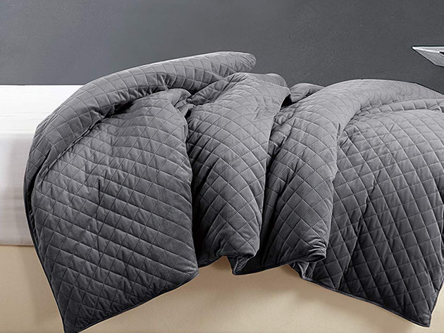 BlanQuil™ Quilted Weighted Blanket with Removable Cover