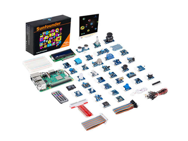Raspberry Pi 3B+ & 37 Sensors Starter Kit