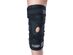 Ossur Trainer OTS Ligament Left Knee Brace Tempered Carbon Steel ROM Hinges Adjustments with Coolflex Compression Sleeve, Large, Black