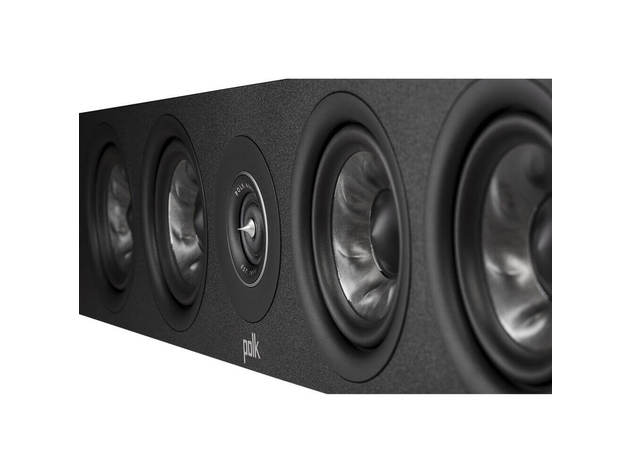 Polk Audio R350BK Reserve R350 2.5-Way LCR Speaker (Black, Single)