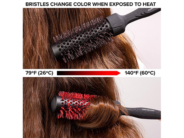 Thermal Color Changing Heat Activated Round Brush