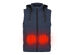 Helios Paffuto Heated Unisex Vest with Power Bank (Blue/XXL)