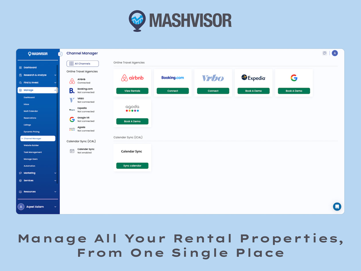 Mashvisor Vacation Rental Manager: Lifetime Subscription