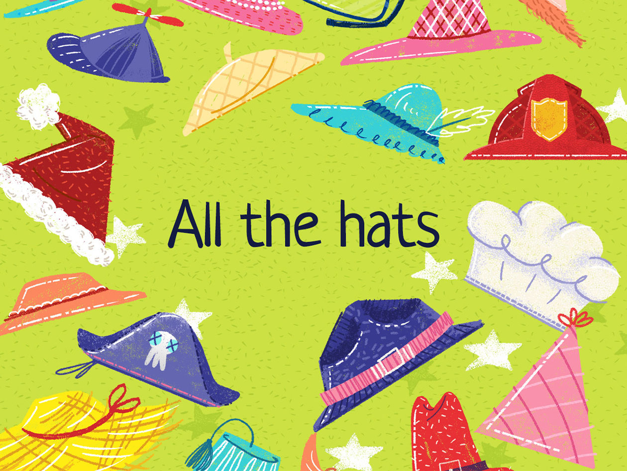 All The Hats - Personalized Book (Hardcover)