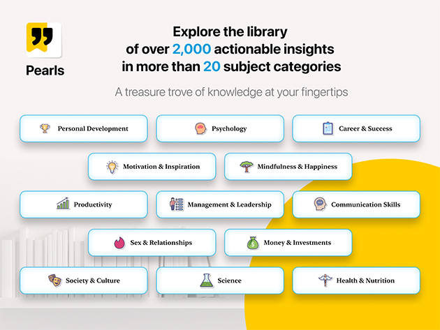 Pearls Book Summaries Premium Plan: Lifetime Subscription
