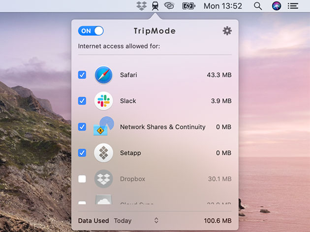 TripMode 2 for Mac