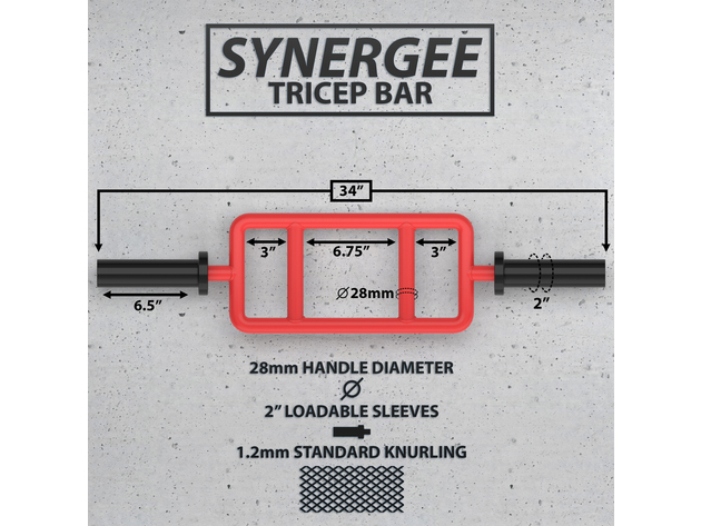 Synergee tricep bar hot sale