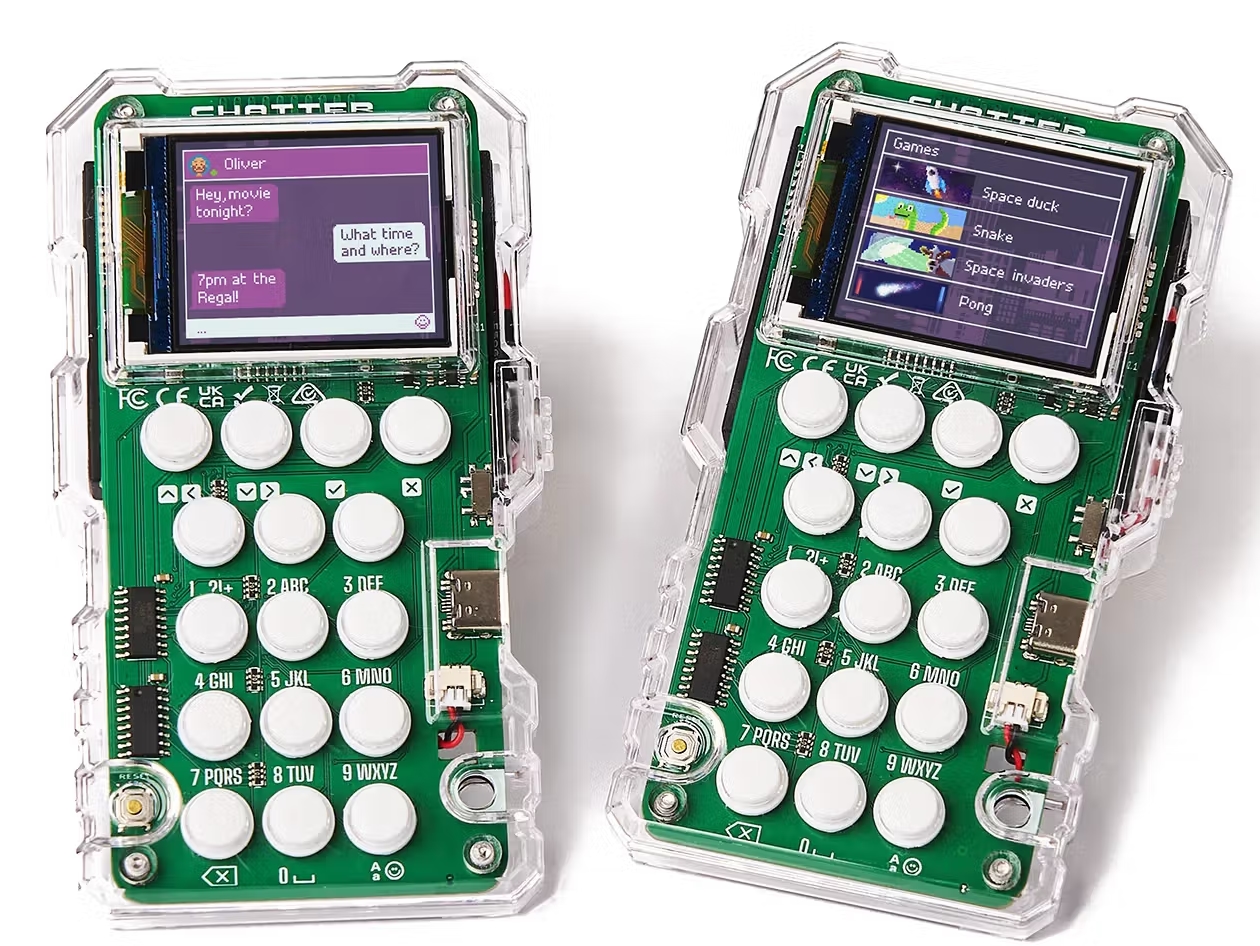 Chatter 2.0 - Build & Code Your Own Encrypted Communicators (Set of 2)